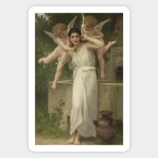 Jeunesse by William-Adolphe Bouguereau Sticker